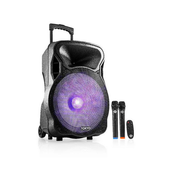 PARLANTE TOKYO PARTY 12 BATERIA BLUETOOH FM/USB 2 MICROF 4400MAH T2213