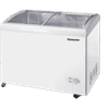 CONGELADOR 400LTS CONSUMER CON TAPA VIDRIO CURVO P/HELADO