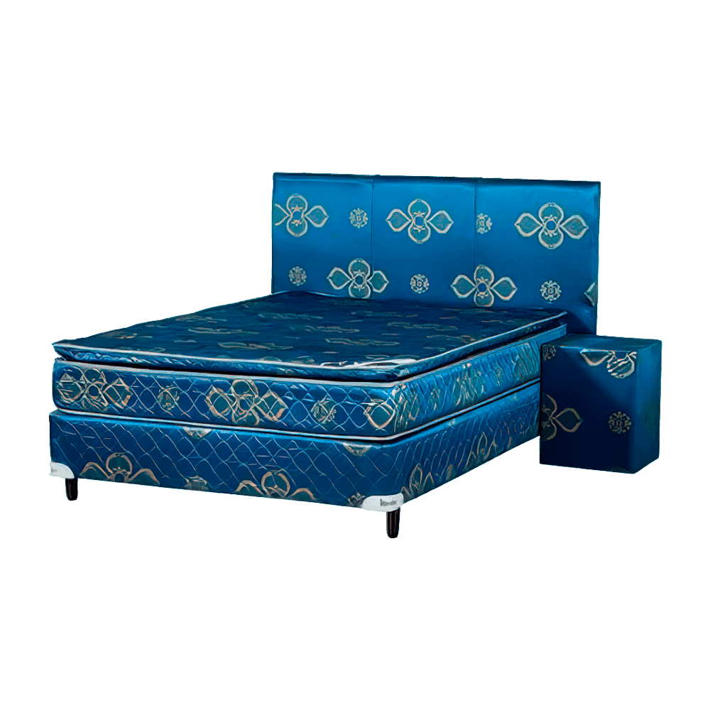 SOMMIER JUEGO COMPLETO 140X190 DORMILON PT AZUL KOALA 10896