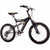 Bicicleta track aro 20" negro/amarillo 20xra