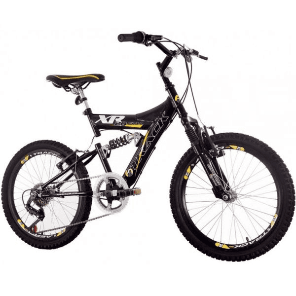 Bicicleta track aro 20" negro/amarillo 20xra