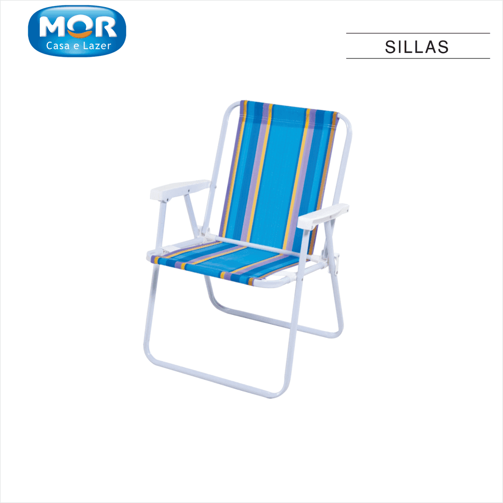 SILLA MOR ALTA PLEGABLE COLORES SURTIDOS M02002 11891