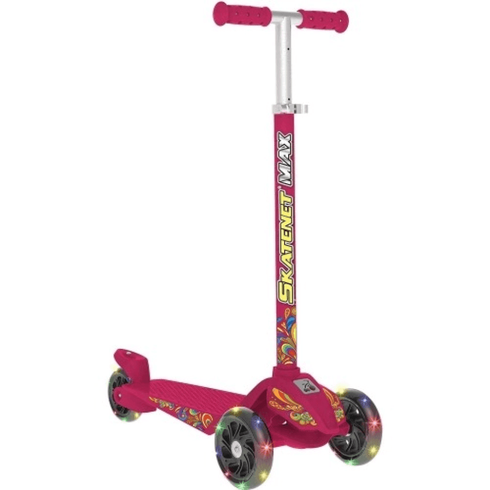 PATINETA BANDEIRANTE SKATENET MAX PINK-LED REF:1521 11919