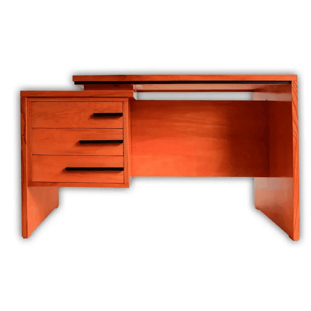 ESCRITORIO CON 3 CAJONES ALASKA COLOR CEDRO NATURAL CBC 12653