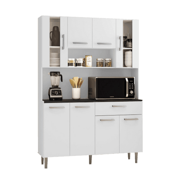 Kit de cocina gabi blanco Cobrasa - rovere/amendoa