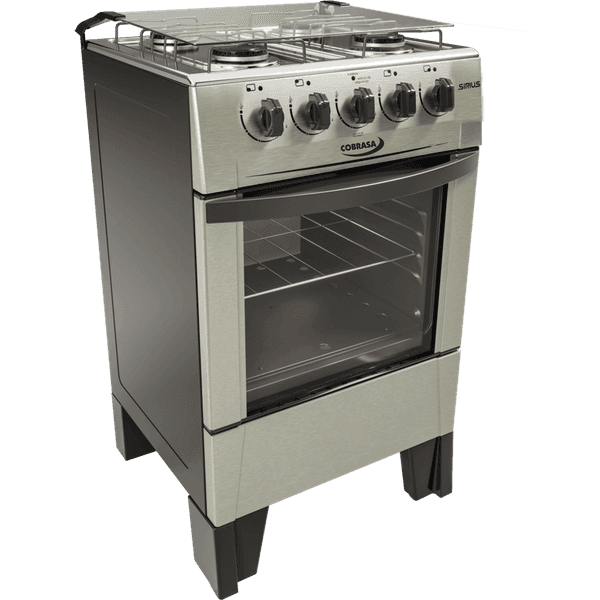 Cocina Cobrasa 4 hornallas sirius inox