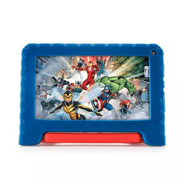TABLET MULTILASER KID ANDROID QC MARVEL AVENGERS  2GB/32GB WIFI C/CASE NB602