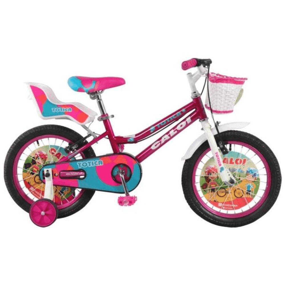 BICI CALOI ARO 12" NEW TOTICA NENA FUCSIA 1583
