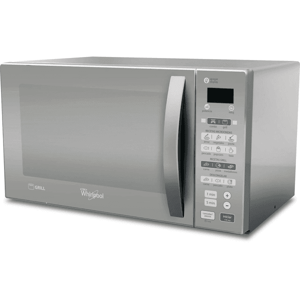 Microondas Whirlpool 38lts wm1114adwc 11 programas de coccion grill cod w247