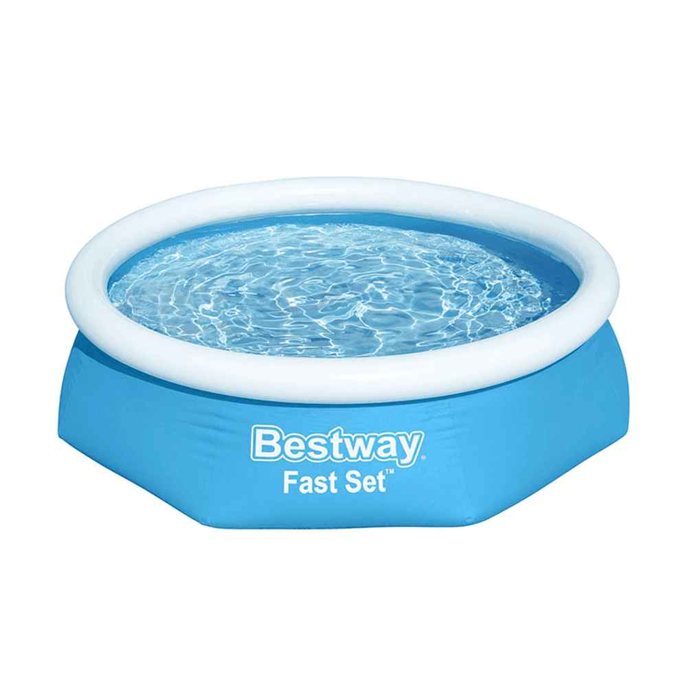 PISCINA BESTWAY 1880LTS C/BORDE INFLABLE C/DEPURADOR 2.44X061M 57450 16845