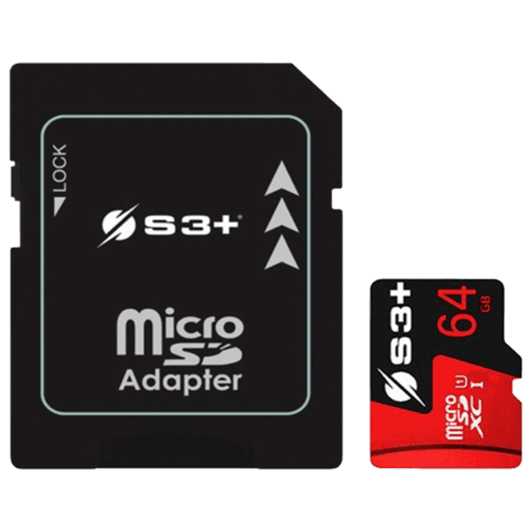 MEMORY MICRO SD S3+64GB-S3SDC10U1