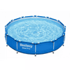 Piscina bestway 6473lts redonda c/estructura metalica steel pro ref 56681
