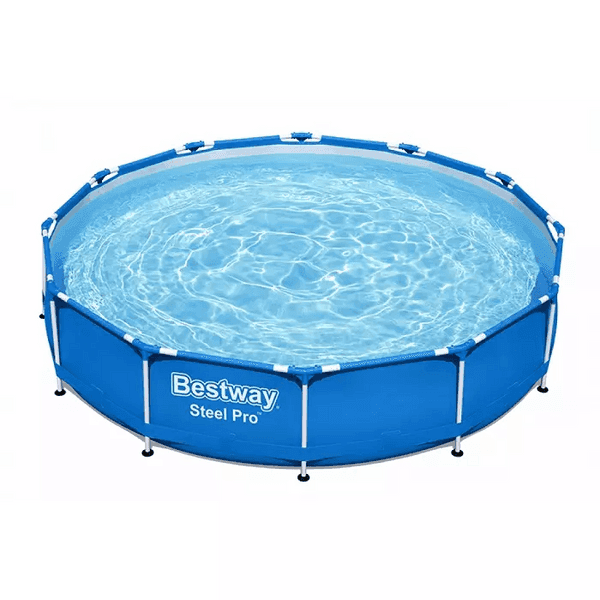 Piscina bestway 6473lts redonda c/estructura metalica steel pro ref 56681