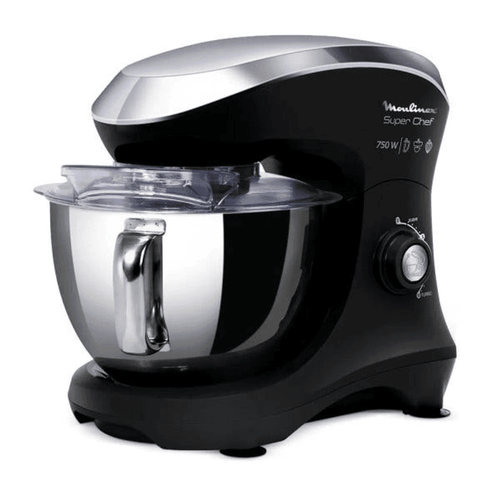 BATIDORA PLANETARIA MOULINEX SX95 SUPERCHEF NEGRO BOWL INOX 750W MX133 19884