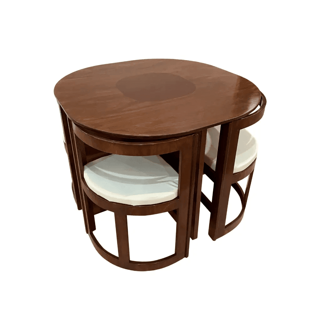 JUEGO DE COMEDOR ALASKA C/4 SILLAS CBC 20175