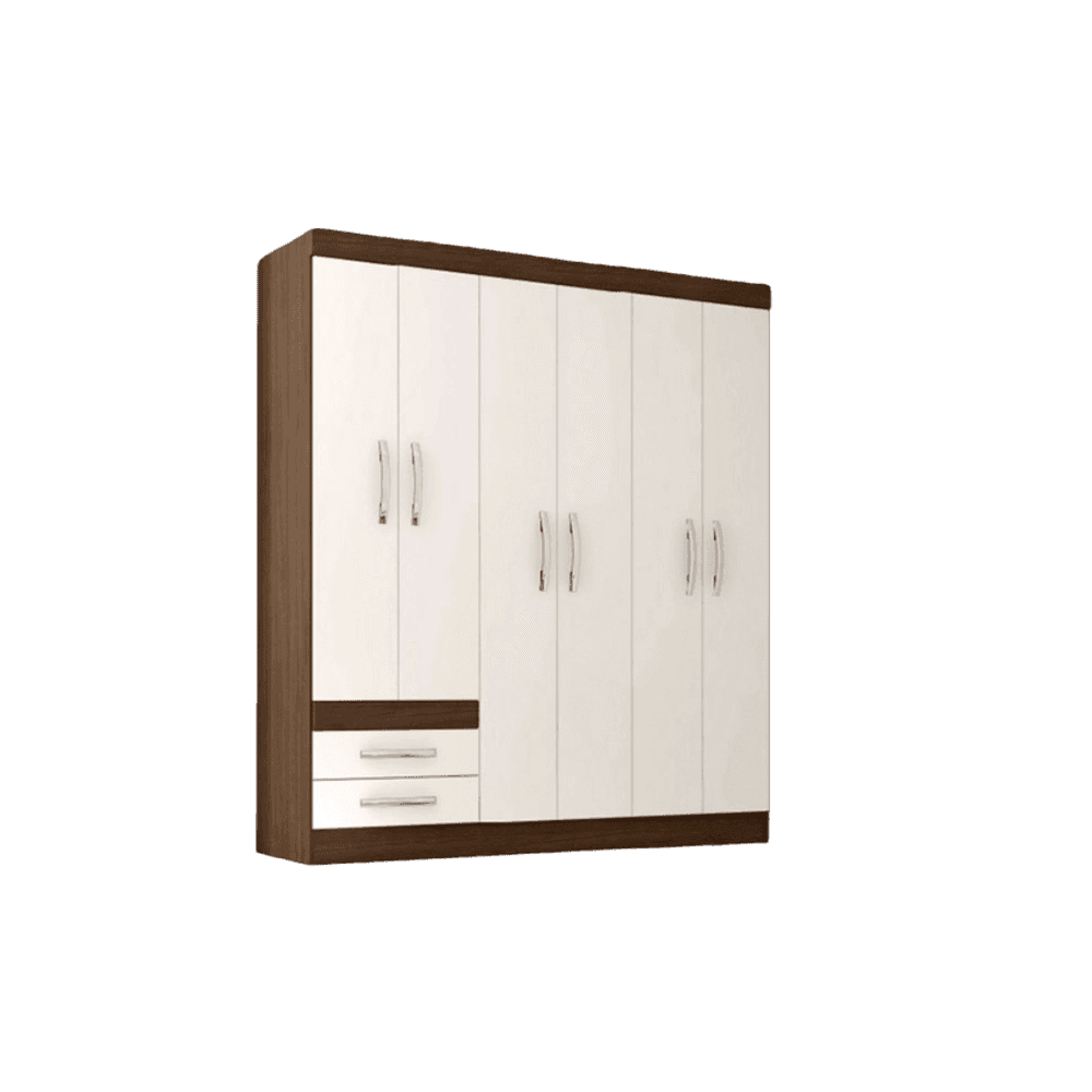 ROPERO RECIFE 6P AMENDOA OFF WHITE COBRASA 20815