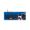 TECLADO XTECH USB CAPITAN AMERICA MULTIMEDIA XTK-M401CA AZUL