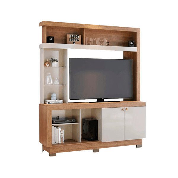 ESTANTE VALENCA NATURA REAL / OFF WHITE UNANIME