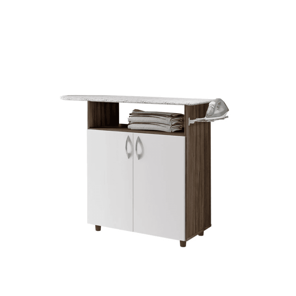 MESA DE PLANCHAR CRIATIVA NOGAL TREND/BLANCO  ABBA 21560