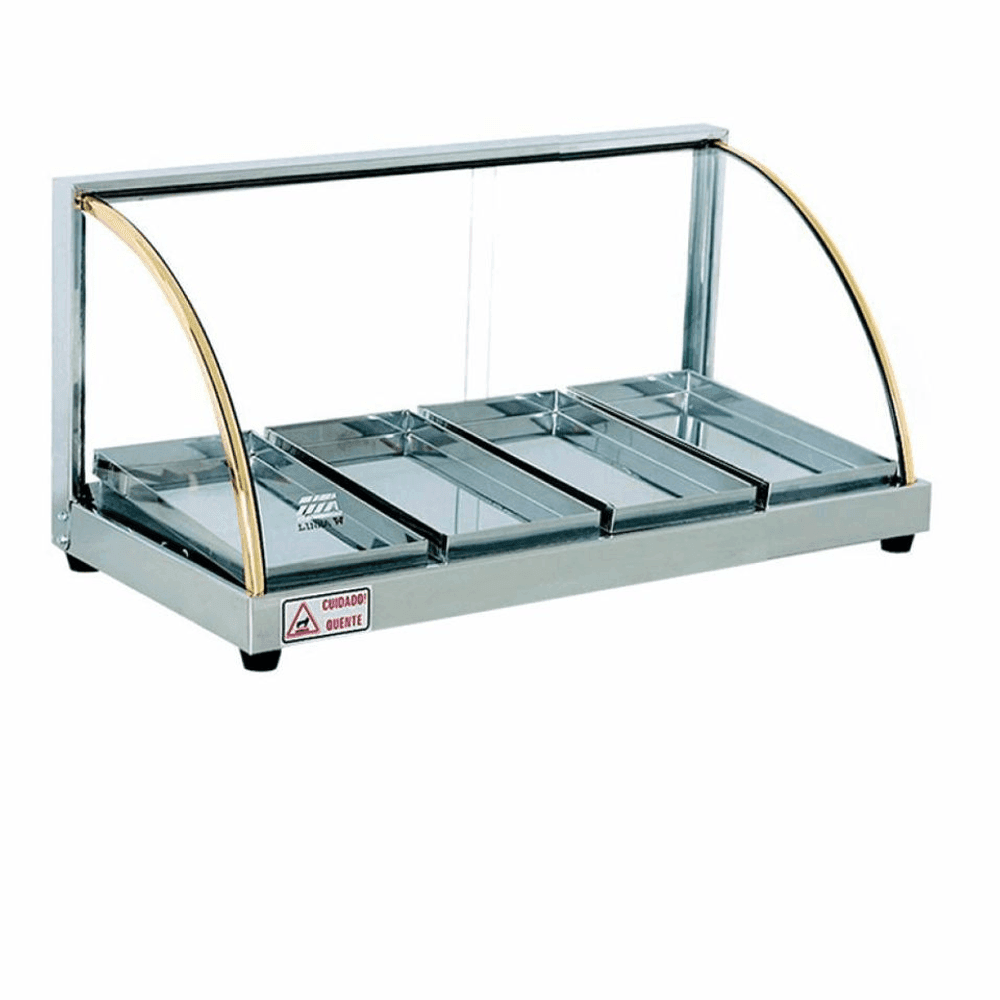 EXHIBIDORA P/ALIMENTOS TITA 4 BANDEJAS S/ LUZ W4B 2213