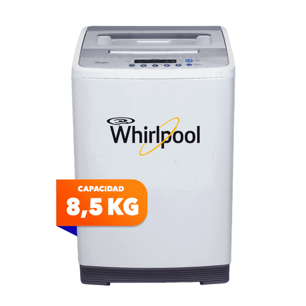 LAVARROPAS WHIRLPOOL 8.5KG AUTO. WWI08BW C/S BLANCO W429