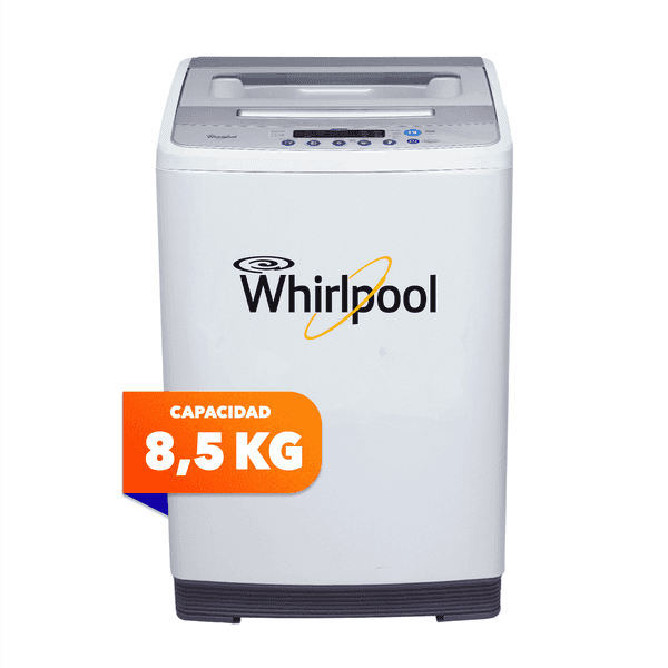 Lavarropas Whirlpool 8.5kg auto. wwi08bw c/s blanco w429