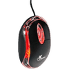 MOUSE XTECH USB XTM-195 1000DPI/3D 3 BOT C/LED ROJO/NEGRO 23411
