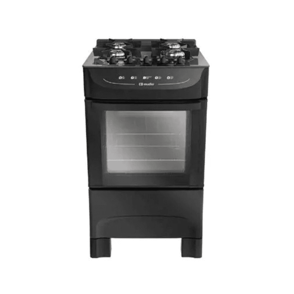 COCINA MUELLER 4 HORNALLAS MFV4BB FRATELLO VETRO NEGRO MFV4BB FRATELLO VETRO NEGRO 2360
