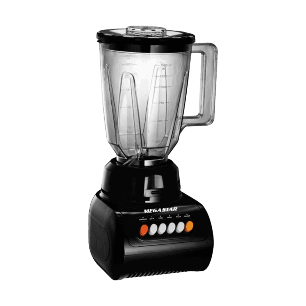 LICUADORA MEGASTAR 1.5LTS KC1828N 220V NEGRO 23706