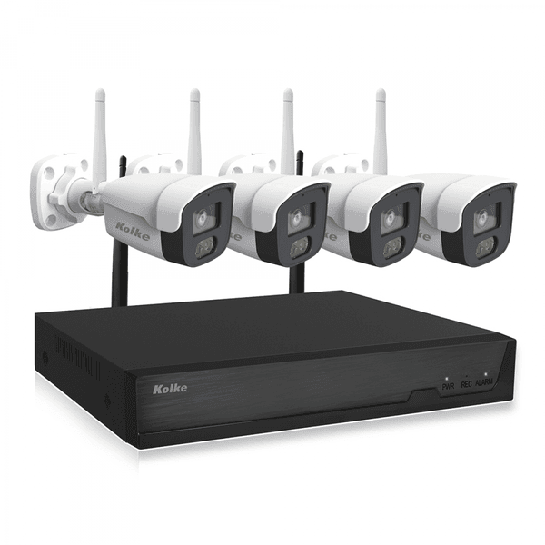 KIT DE CAMARA KOLKE KUK-601 HD FULL 8 CANALES COLORVU 2.0MP