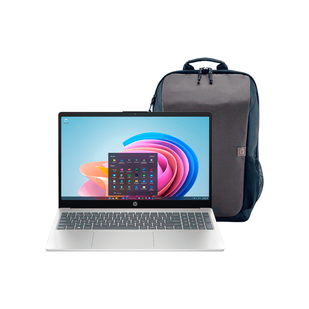 NOTEBOOK HP 15-FD0002LA CORE I3 1.8/8G/256SSD/W11H/15.6" FHD + MOCHILA 24148