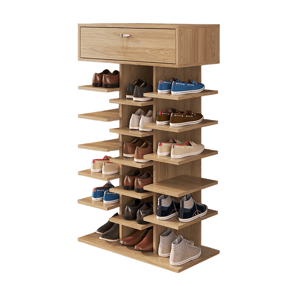 ZAPATERO 15E 15 ESTANTES Y 1 CAJON OAK MOVELMAX 24206