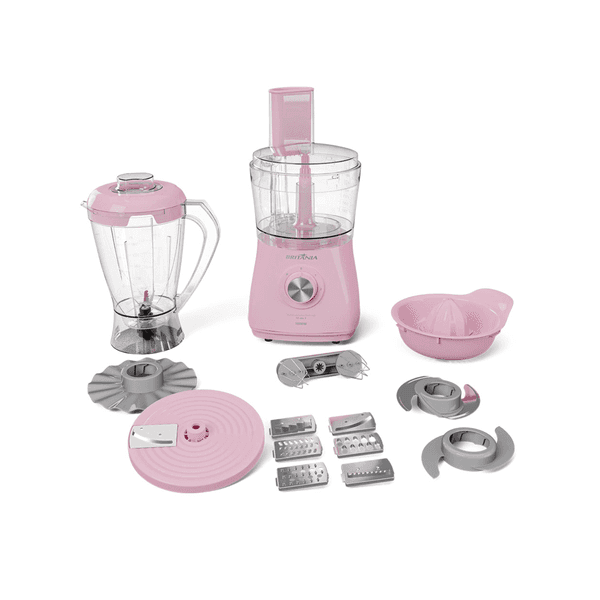 Multiprocesador britania bmp1100rs rosa 220v 10306