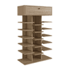 ZAPATERO 10E 10 ESTANTES Y 1 CAJON OAK MOVELMAX 24789