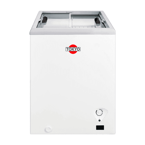 Congelador tokyo p/helados tconm130 132lts horizontal vidrio recto deslizante t2939