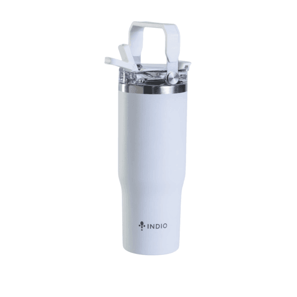Vaso termico viajero indio 900ml light flip blanco 3249476