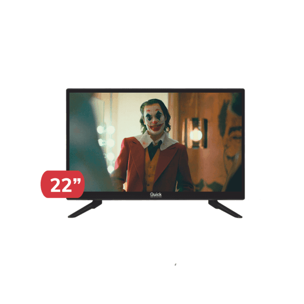 TV LED QUICK 22" C/SINT DIGITAL USB HDMI VGA QTVLED22DT