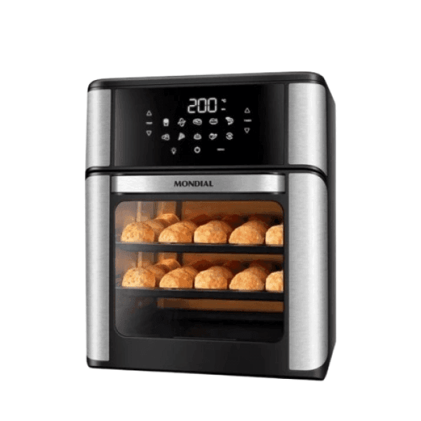 FREIDORA AIR FRYER MONDIAL OVEN C/HORNO 12 LITROS 2200W