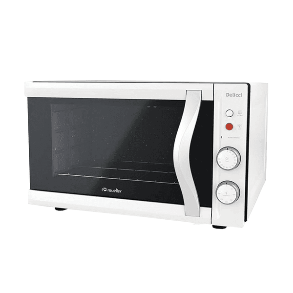 Horno electrico mueller 44lts delicci blanco c/timer s/luz
