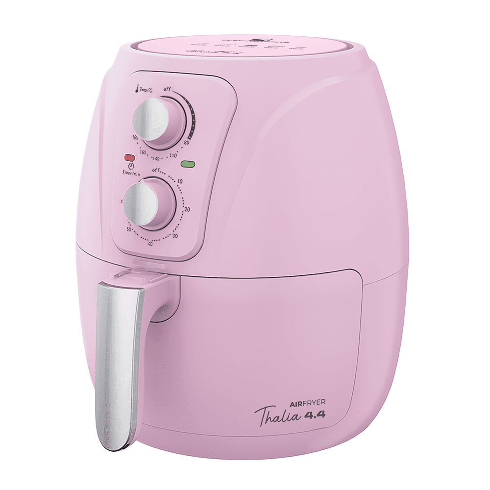 FREIDORA AIR FRYER THALIA 4.4L ELECTROBRASS 1500W TIMER 60MIN 200*C TLAF-44 ROSADO 26384