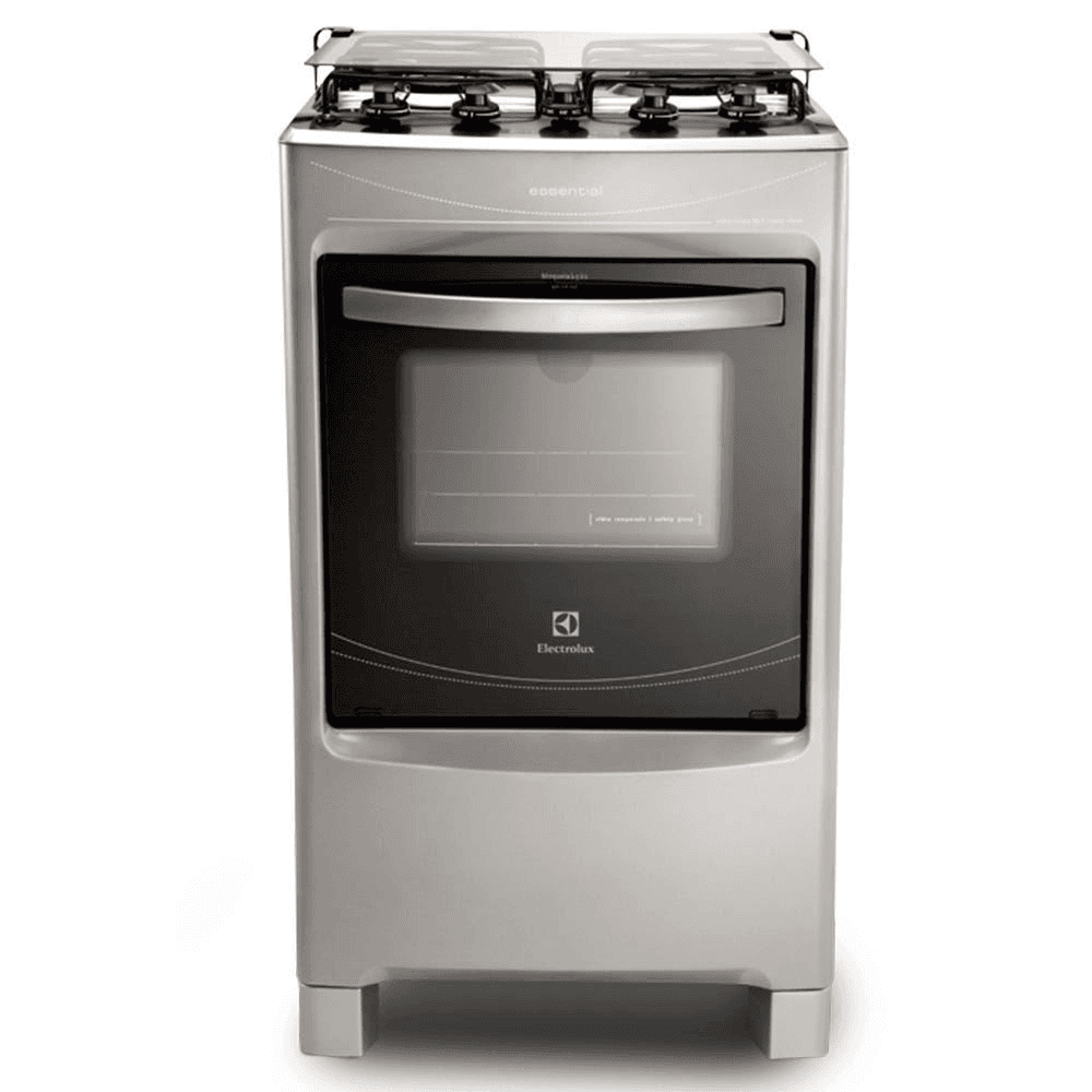 COCINA ELECTROLUX 4H MESA INOX C/E T/V GRIS 50SSC ENCENDIDO ELECTRICO AUTOLIMPIANTE 2646