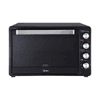 HORNO ELECTRICO MIDEA 55L 2200W TIMER120MIN NEGRO 05100MT055AHB 26996