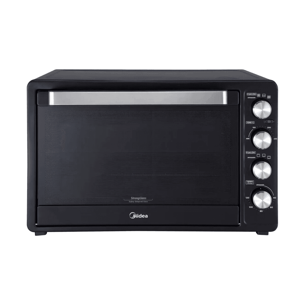 HORNO ELECTRICO MIDEA 55L 2200W TIMER120MIN NEGRO 05100MT055AHB 26996