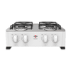 COCINA A GAS TOKYO DE MESA MARAVILHA 4H BLANCO MESADA INOX T3040