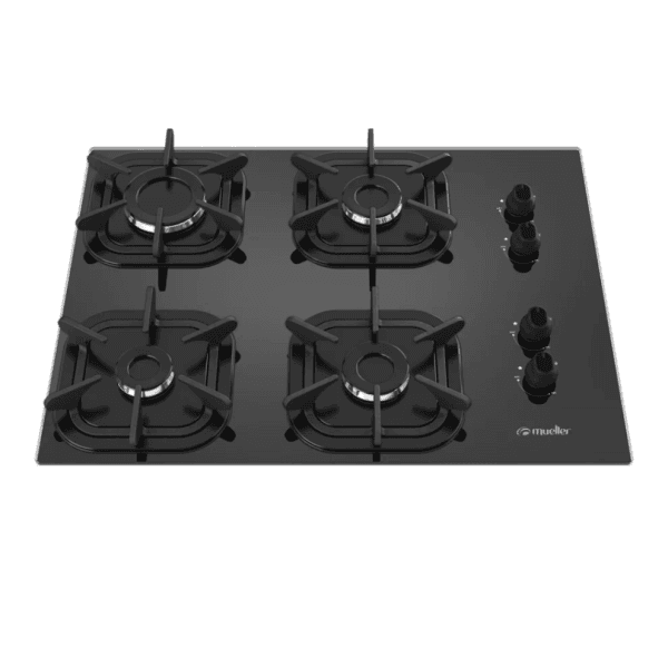 ANAFE MUELLER 4H COOKTOP VIDRIO TEMPLADO REF 1113