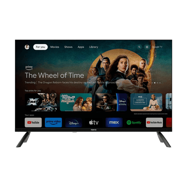 Tv tokyo 43" smart google tv full hd frameless c/ chromecast incluido t3004 tvtokff43gtv