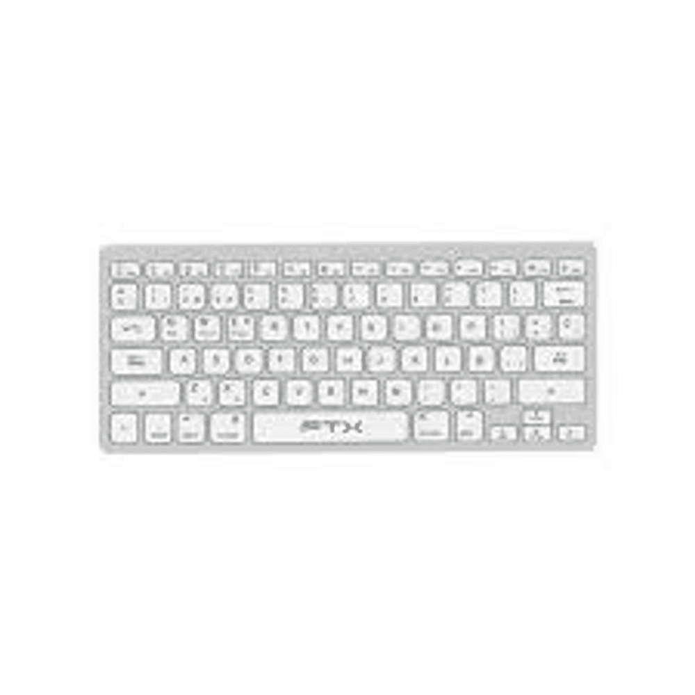 TECLADO BT FTXB1000 ULTRA SLIM ESP/PLATA 28058
