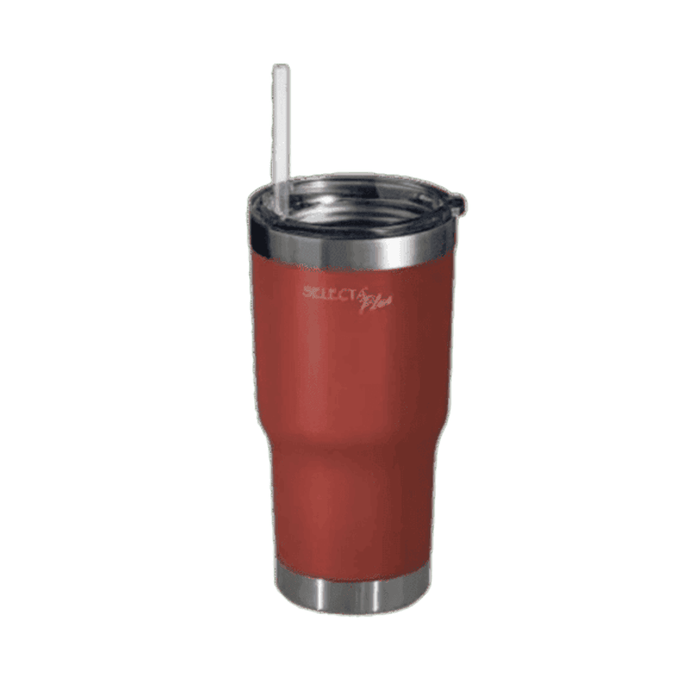 VASO TERMICO SELECTA C/SORBITO 560ML AC.INOX ROJO 28379