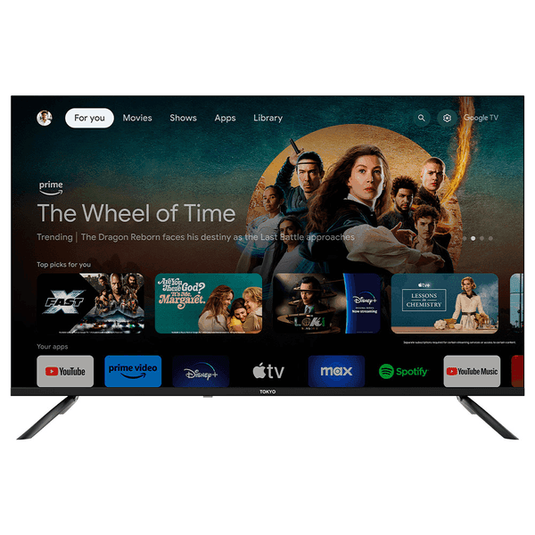 Tv smart tokyo 50" google 4k frameless c/chromecast incluido t3005 tvtokuf50gtv
