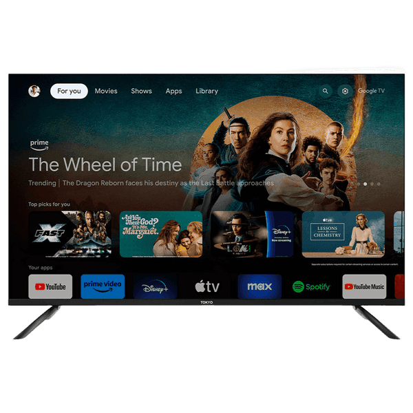 TV SMART TOKYO 50 GOOGLE 4K FRAMELESS C/CHROMECAST INCLUIDO T3005 TVTOKUF50GTV 28467